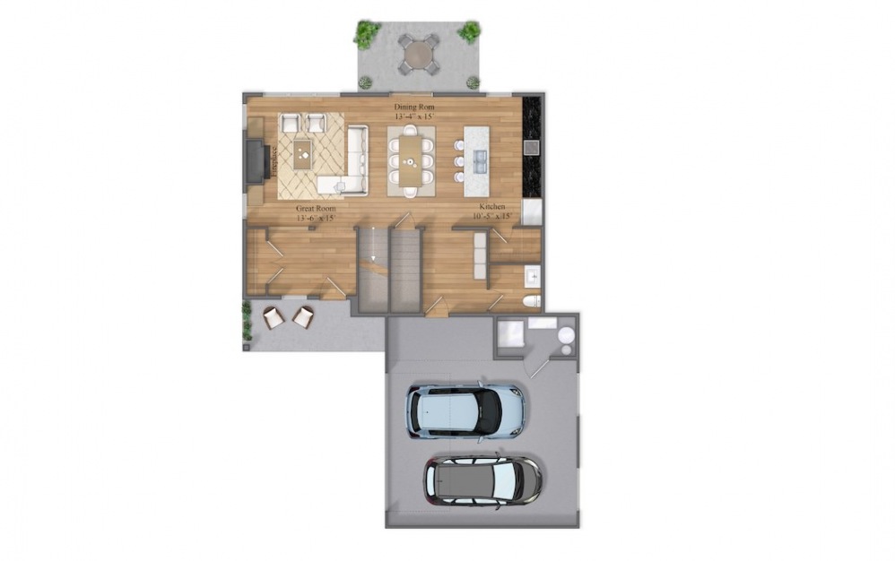 Winfield Level 1 Layout At Beacon Ridge Single Family Rentals In Plymouth, MN